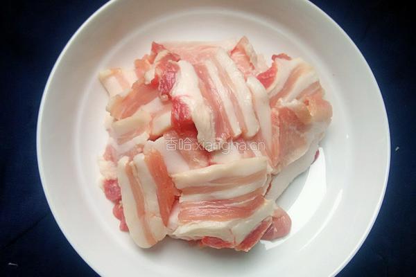 盐煎肉的做法图解1