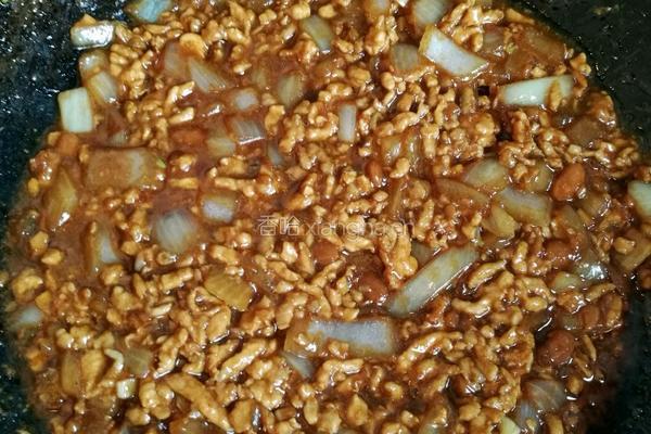 葱油肉酱面的做法图解9