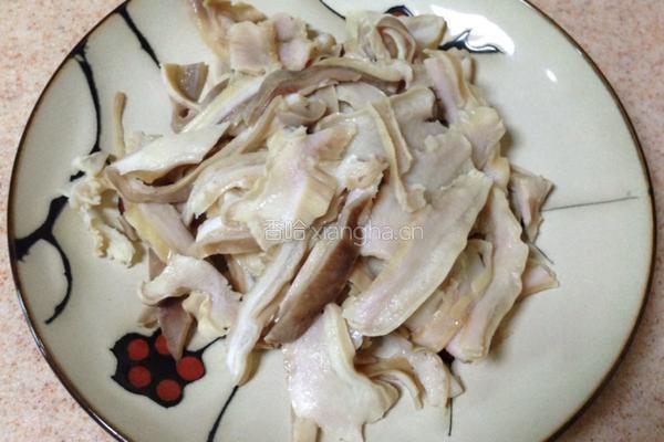 凉拌猪肚的做法图解4