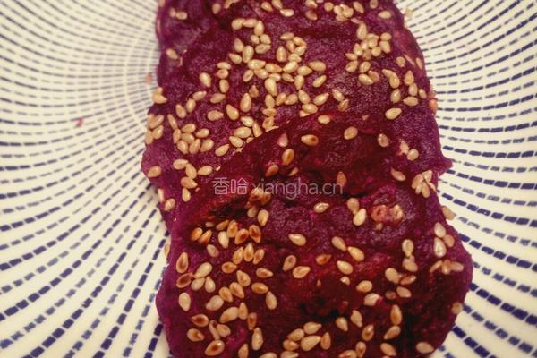 香煎紫薯饼的做法图解12