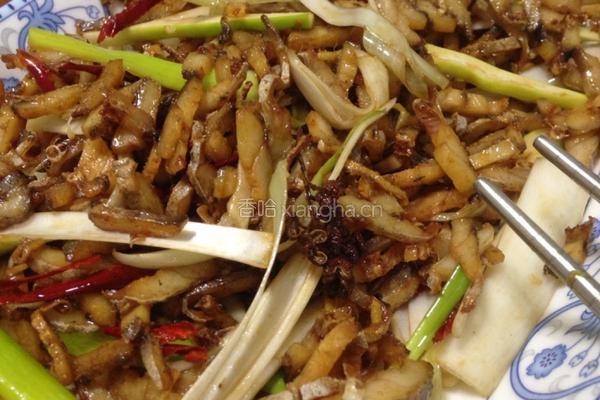 炒干钩鱼的做法图解11