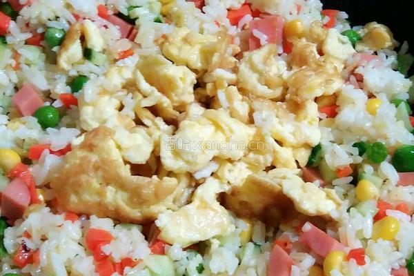 田园菠萝炒饭的做法图解10