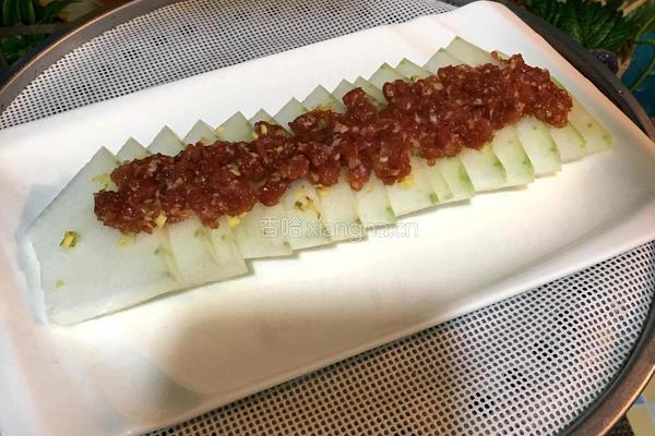 肉末蒸冬瓜的做法图解6