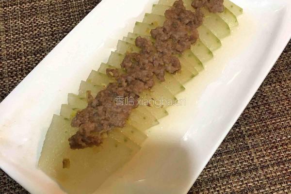 肉末蒸冬瓜的做法图解7