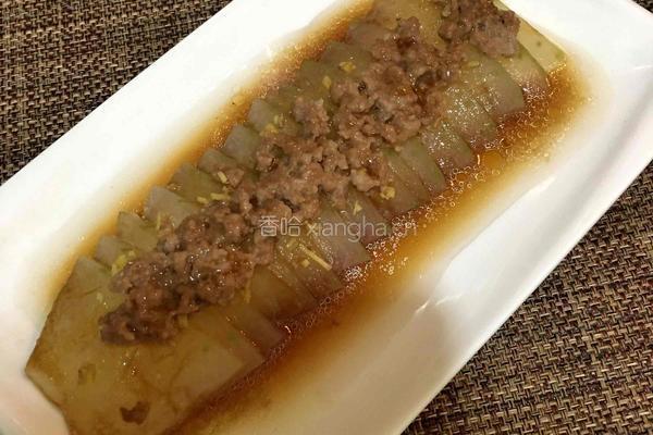 肉末蒸冬瓜的做法图解9