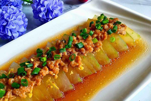 肉末蒸冬瓜的做法图解10