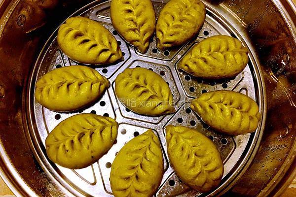 素馅菠菜包子的做法图解22
