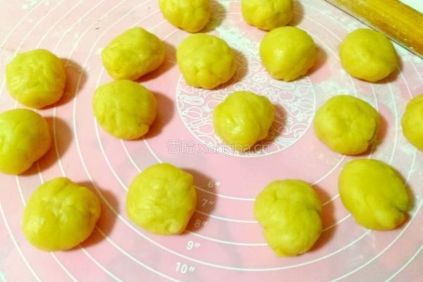 花形豆沙酥的做法图解2