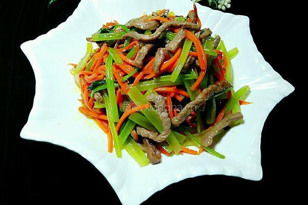 香芹牛肉丝的做法图解7