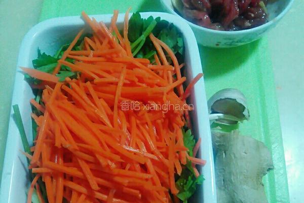 香芹牛肉丝的做法图解1
