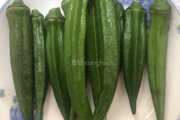 盐烤秋葵（烤箱）的做法图解1