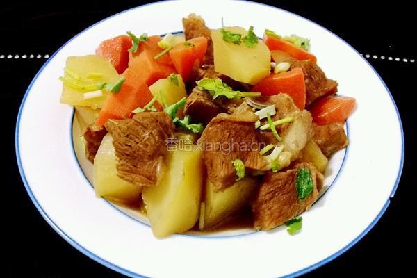 土豆胡萝卜炖牛肉的做法图解9
