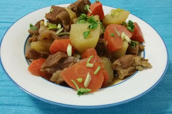 土豆胡萝卜炖牛肉的做法图解8
