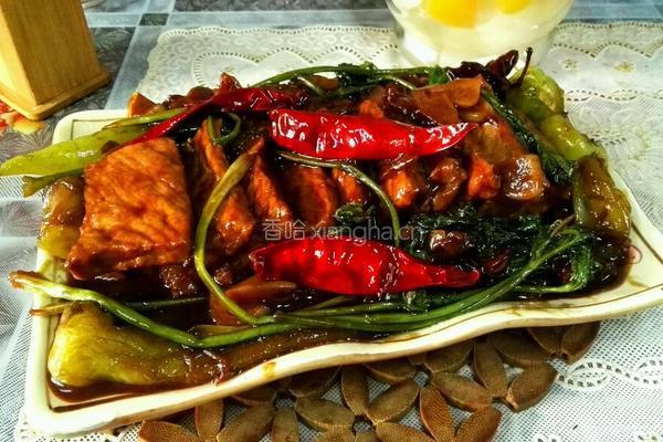 里脊焖尖椒的做法图解10