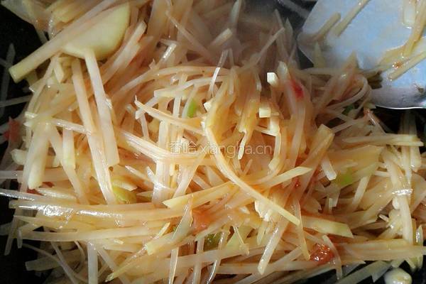 番茄土豆丝的做法图解5