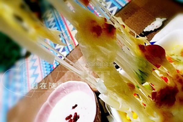 香肠芝士焗饭的做法图解5
