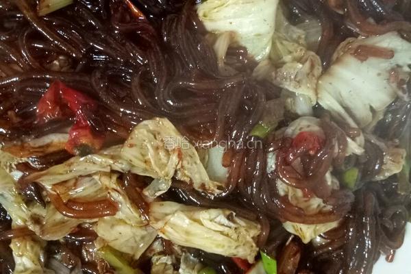 白菜炒粉调的做法图解10