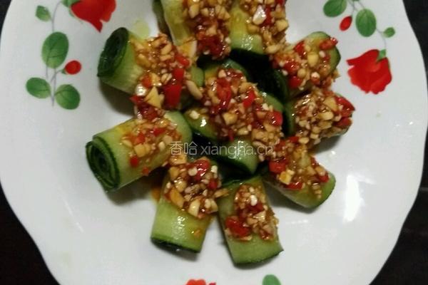酸辣黄瓜卷的做法图解4