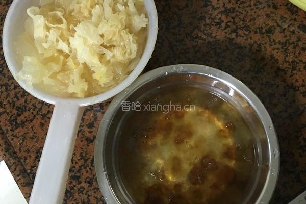 牛奶桃胶的做法图解2