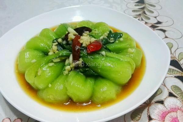 蒜蓉蚝油炒油菜