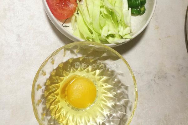 番茄鸡蛋豆面条的做法图解3