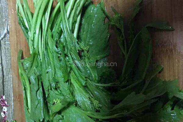 清炒素菜的做法图解1
