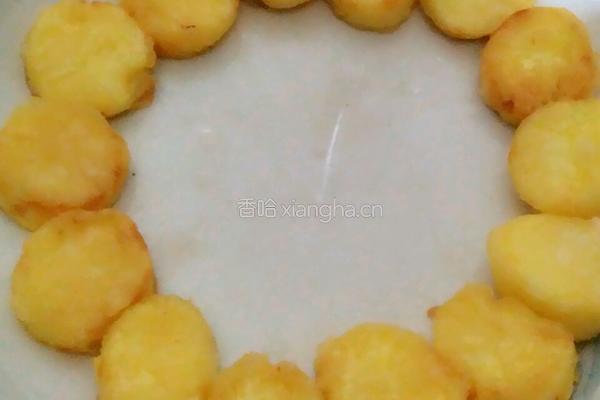 玉子豆腐酿腊香青豆的做法图解7