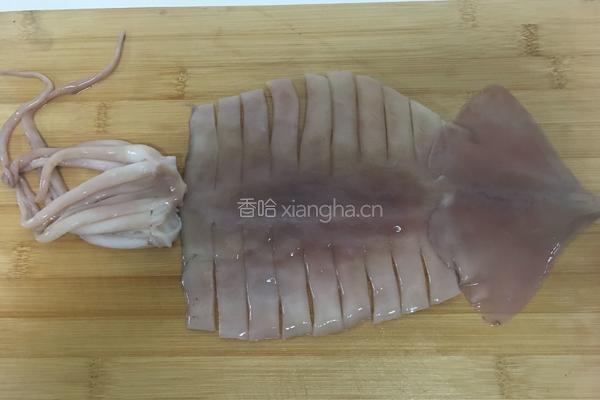铁板鱿鱼的做法图解3