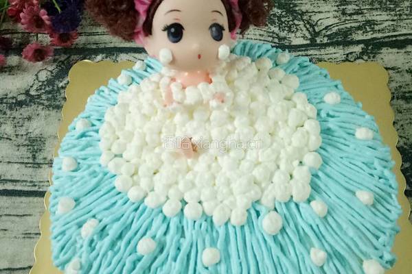 芭比娃娃蛋糕的做法图解10
