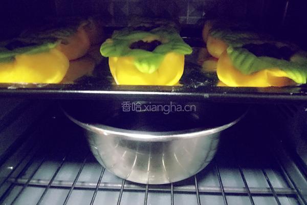 南瓜蜜豆面包的做法图解38