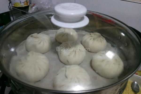 荠菜包子的做法图解8
