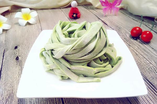 菠菜面条的做法图解13