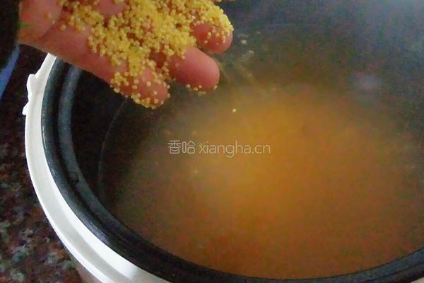荷叶小米粥的做法图解8