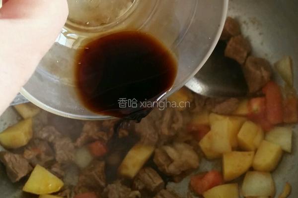 西红柿牛腩炖土豆的做法图解14