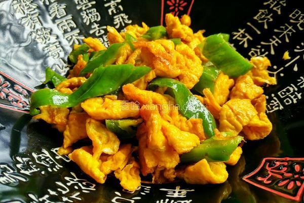 青椒炒鸡蛋的做法图解10