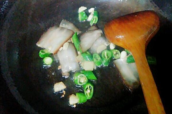 春笋炒腊肉的做法图解6