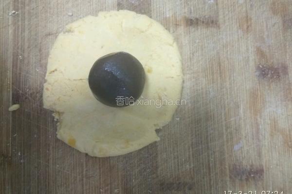 红薯糯米豆沙包的做法图解4