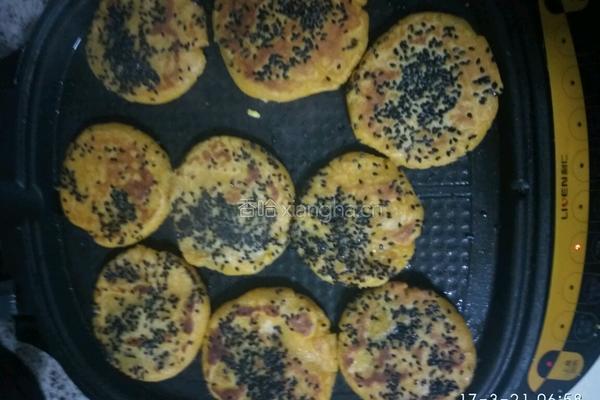 红薯糯米豆沙饼的做法图解6