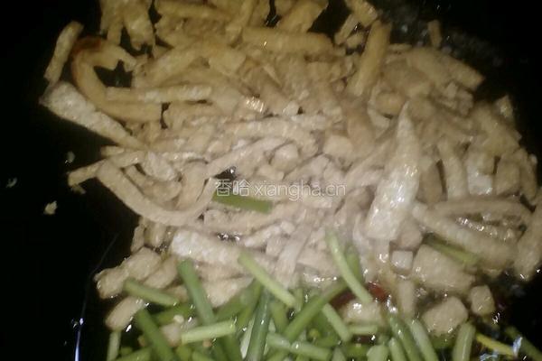 蒜苔炒豆腐丝的做法图解5