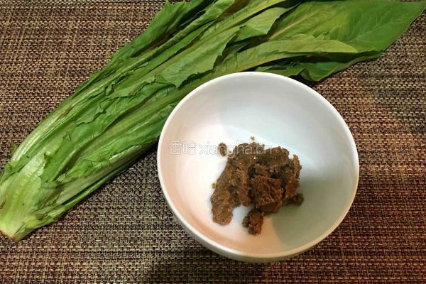 芝麻酱油麦菜的做法图解1