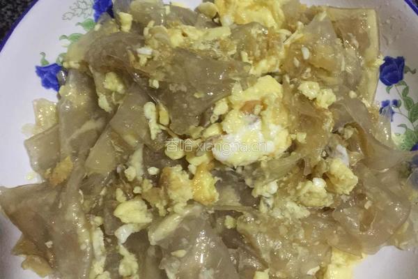 粉皮炒鸡蛋