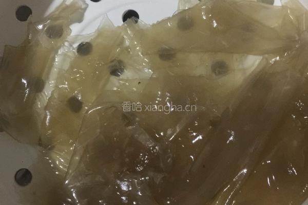 粉皮炒鸡蛋的做法图解3