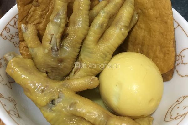 卤味拼盘（鸡爪、豆干、鸡蛋）的做法图解6