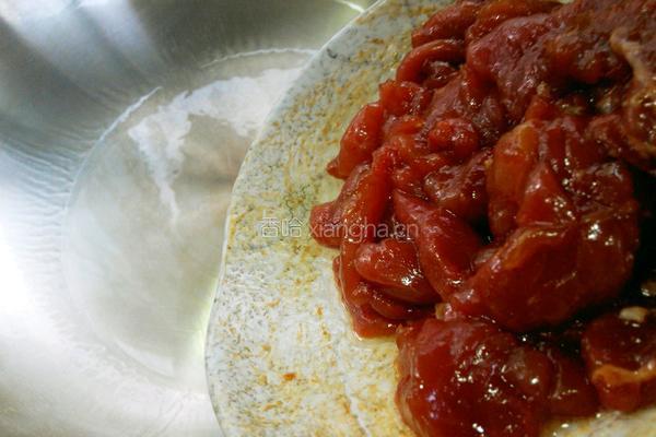 肉片炒儿菜的做法图解7