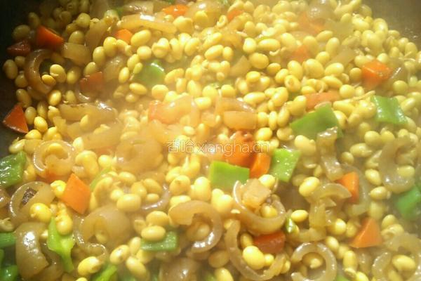 黄豆芽炒肉皮的做法图解8