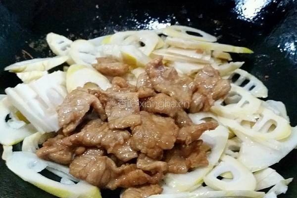 竹笋炒肉片的做法图解5