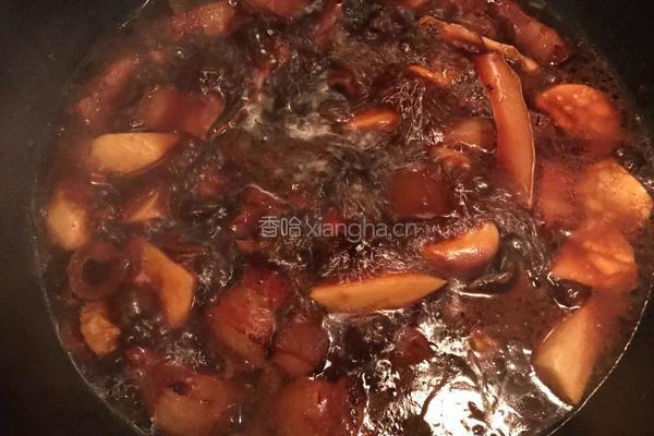 茨菇烧肉的做法图解15