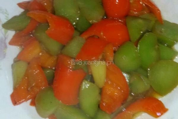 莴笋炒红椒的做法图解6