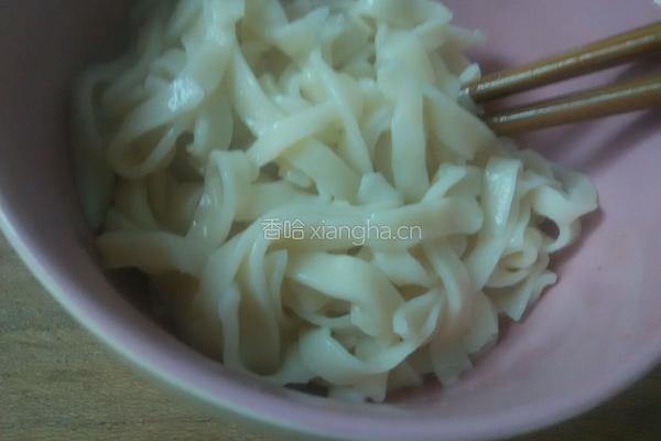 凉拌手擀面的做法图解5