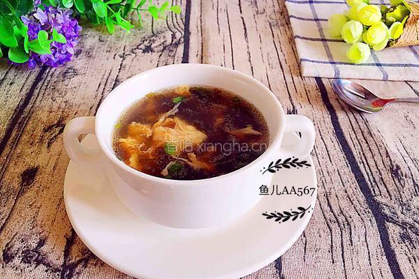 紫菜蛋花汤的做法图解4